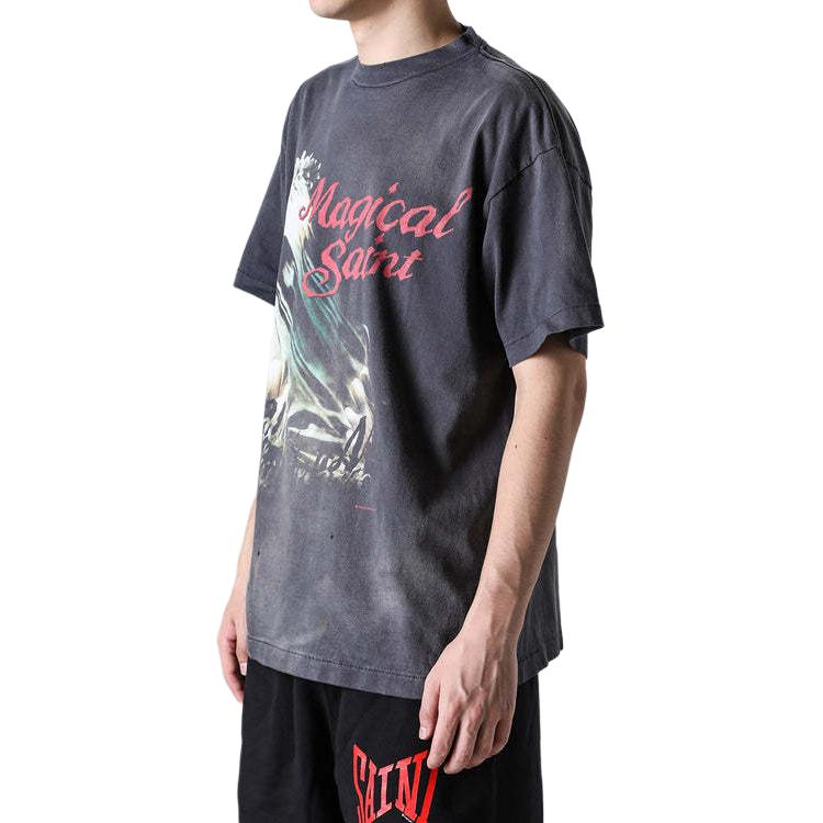 SAINT Mxxxxxx SS24 Crown of Thorns Jesus Print Unisex Black T-Shirt. SM-YS8-0000-006 圖 9