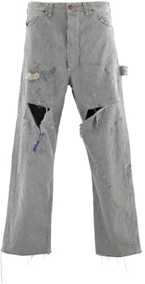 SAINT Mxxxxxx SS24 復古條紋拉鍊長牛仔褲 栗子棕色 SM-YS8-0000-052 Buy SAINT Mxxxxxx SS24 復古條紋拉鍊長牛仔褲 栗子棕色 SM-YS8-0000-052