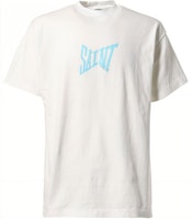 SAINT Mxxxxxx SS24 Letter Crewneck Short Sleeve Tee White Blue SM-YS8-0000-012 SAINT Mxxxxxx SS24 Letter Crewneck Short Sleeve Tee White Blue SM-YS8-0000-012