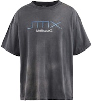 SAINT Mxxxxxx SS24 Logo Print Unisex Black Crewneck T-Shirt SM-YS8-0000-003 SAINT Mxxxxxx SS24 Logo Print Unisex Black Crewneck T-Shirt SM-YS8-0000-003