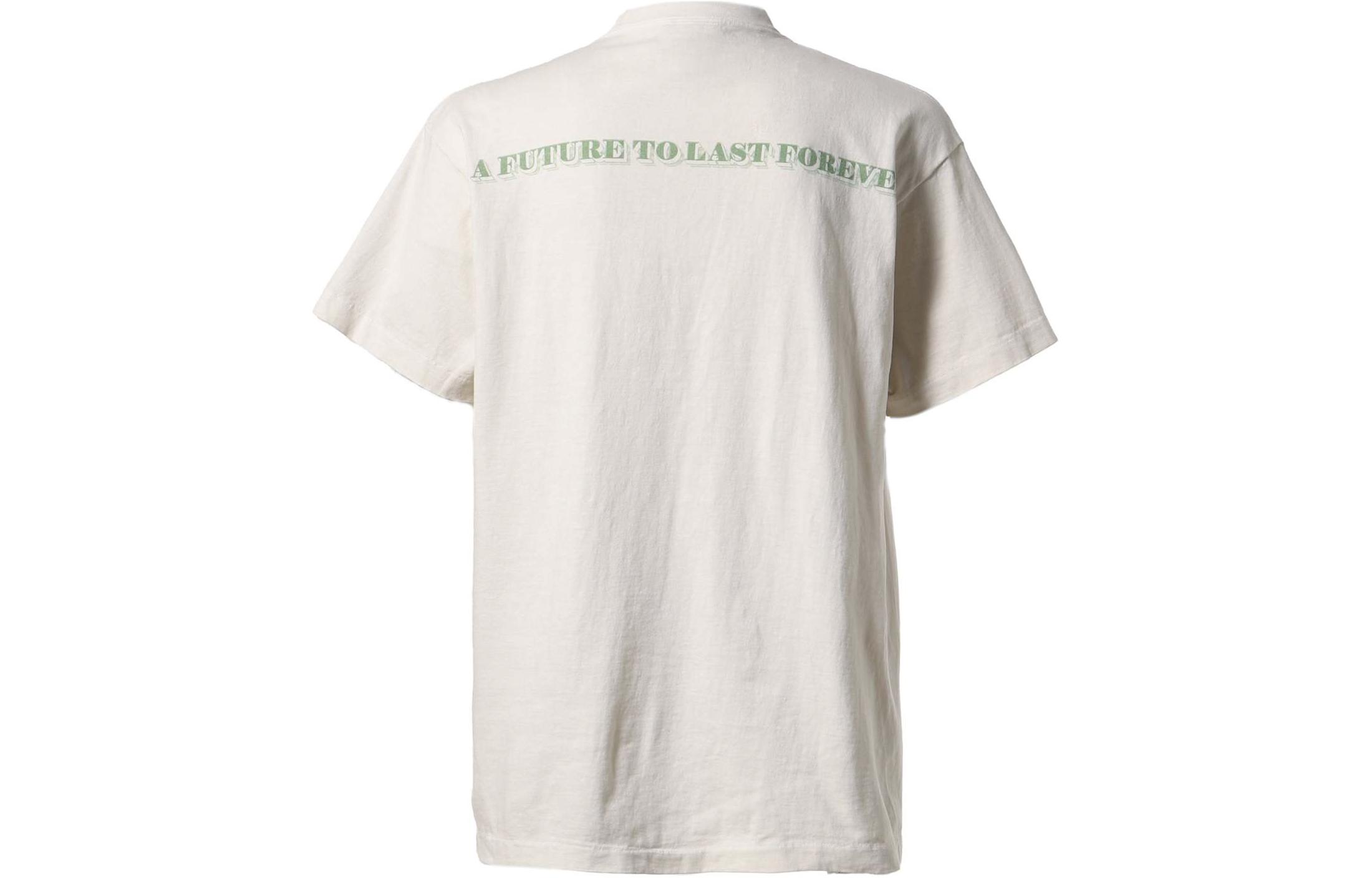 Lookbook SAINT Mxxxxxx SS24 印花高領短袖白色男款T恤 SM-YS8-0000-010