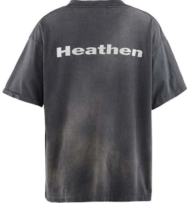 SAINT Mxxxxxx SS24 復古字母印花中性短袖T恤 黑色. SM-YS8-0000-004 Lookbook SAINT Mxxxxxx SS24 復古字母印花中性短袖T恤 黑色. SM-YS8-0000-004