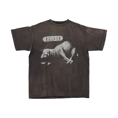 SAINT Mxxxxxx Unisex Casual Cotton Crew Neck Short Sleeve T-Shirt SM-A21-0000-003