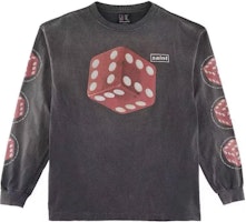 SAINT Mxxxxxx Vintage Dice Graphic Distressed Sweatshirt Carbon Grey (). Sm-s23-0000-030 SAINT Mxxxxxx Vintage Dice Graphic Distressed Sweatshirt Carbon Grey (). Sm-s23-0000-030