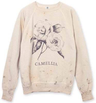 SAINT Mxxxxxx 白色中性圓領長袖套頭衛衣 SM-A21-0000-029 Buy SAINT Mxxxxxx 白色中性圓領長袖套頭衛衣 SM-A21-0000-029