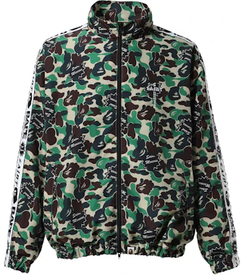 SAINT Mxxxxxx x BAPE Camo Print Zip-Up Jacket Men’s Green Limited Edition SM-YS8-0000-C29 Order SAINT Mxxxxxx x BAPE Camo Print Zip-Up Jacket Men’s Green Limited Edition SM-YS8-0000-C29