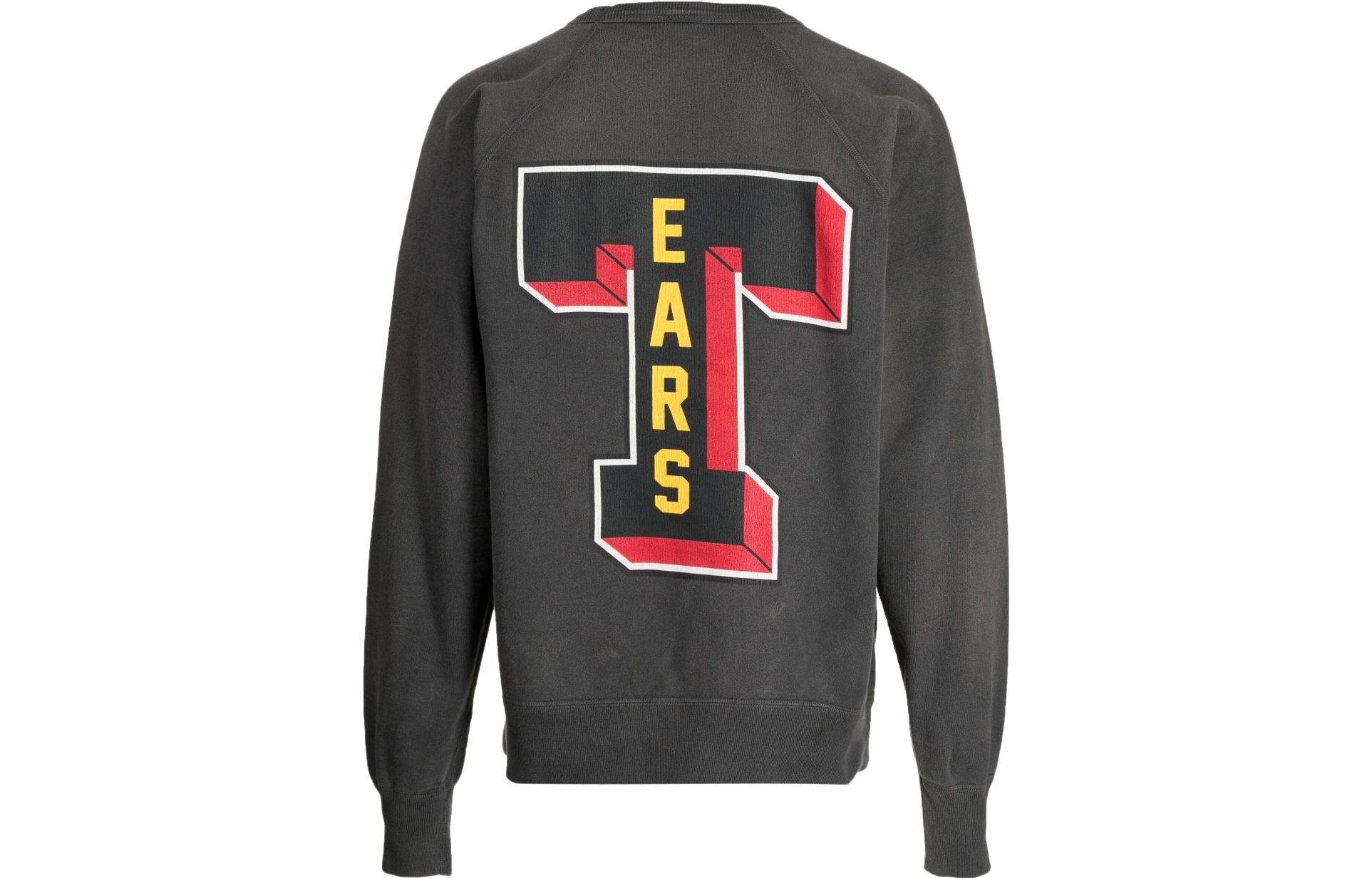 SAINT Mxxxxxx Denim Tears Collab Letter Print Crewneck Sweatshirt Black Mens. SMA220000050 圖 3