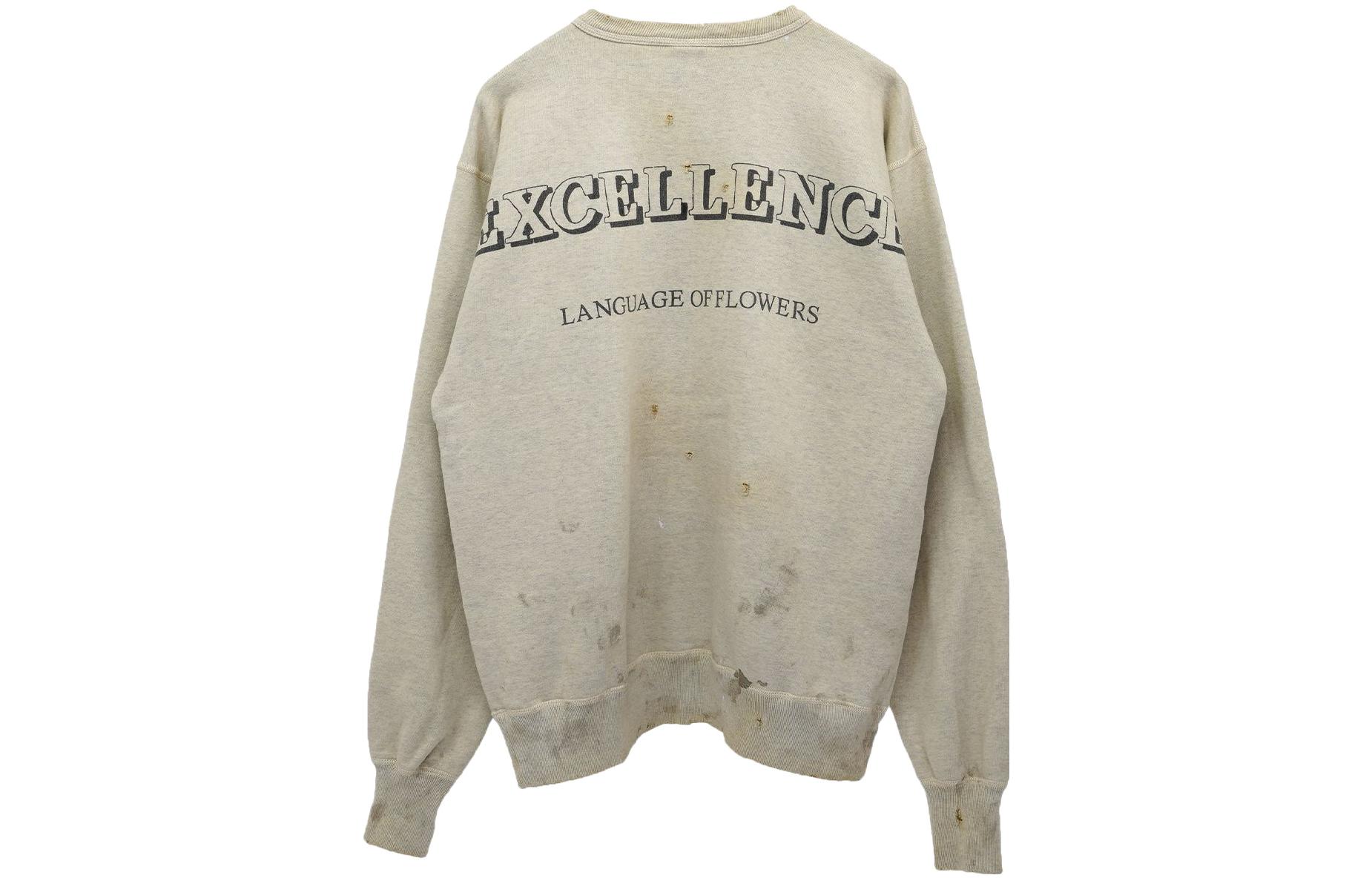 SAINT Mxxxxxx Denim Tears Cotton Grey Crewneck Sweatshirt Unisex. SM22S-067-01 圖 3