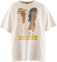 SAINT Mxxxxxx x Denim Tears SS23 Crown Graphic Distressed T-Shirt White Unisex SM-A23-0000-C22 SAINT Mxxxxxx x Denim Tears SS23 Crown Graphic Distressed T-Shirt White Unisex SM-A23-0000-C22