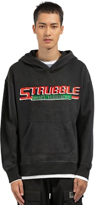 SAINT Mxxxxxx x Denim Tears SS24 黑色圖案連帽衫 男款 SM-YS8-0000-C03 Details for SAINT Mxxxxxx x Denim Tears SS24 黑色圖案連帽衫 男款 SM-YS8-0000-C03