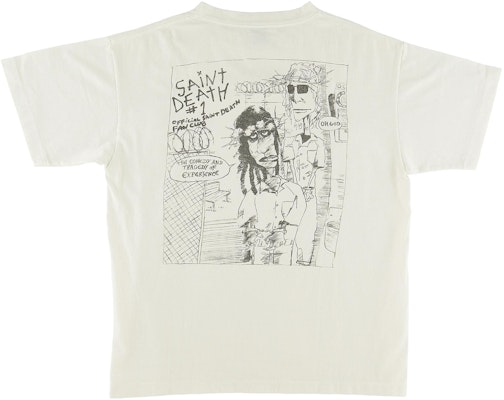 聖Mxxxxxx x Denim Tears 白色圖案男女通用圓領T恤。 SM-S22-0000-061 Lookbook 聖Mxxxxxx x Denim Tears 白色圖案男女通用圓領T恤。 SM-S22-0000-061