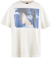 SAINT Mxxxxxx x Evangelion SS24 White Letter Print Unisex Crewneck T-Shirt. SM-YS8-0000-C25 SAINT Mxxxxxx x Evangelion SS24 White Letter Print Unisex Crewneck T-Shirt. SM-YS8-0000-C25