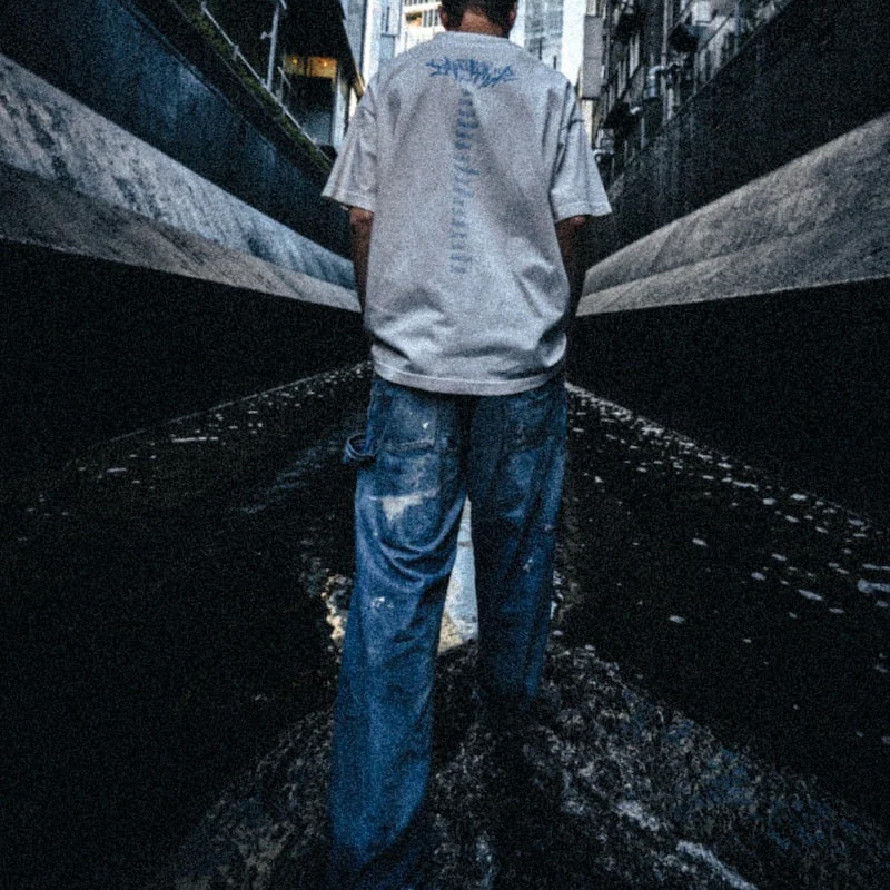 Details for SAINT Mxxxxxx x 新世紀福音戰士 SS24 白色字母印花男女款圓領T恤. SM-YS8-0000-C25