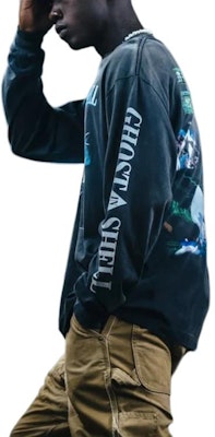 SAINT Mxxxxxx x 攻殼機動隊聯名款圖案長袖T恤 男女款 黑色 SM-YS1-0000-C34 Shop SAINT Mxxxxxx x 攻殼機動隊聯名款圖案長袖T恤 男女款 黑色 SM-YS1-0000-C34