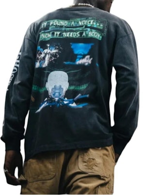 SAINT Mxxxxxx x 攻殼機動隊聯名款圖案長袖T恤 男女款 黑色 SM-YS1-0000-C34 Purchase SAINT Mxxxxxx x 攻殼機動隊聯名款圖案長袖T恤 男女款 黑色 SM-YS1-0000-C34