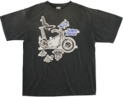 SAINT Mxxxxxx x NEIGHBORHOOD Letter Print Motorcycle T-Shirt Black (). SM-S23-0000-114 SAINT Mxxxxxx x NEIGHBORHOOD Letter Print Motorcycle T-Shirt Black (). SM-S23-0000-114