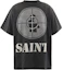 Lookbook SAINT Mxxxxxx x Public Enemy Kaos Oversized Logo Hitam Unisex FW24. SM-YS1-0000-C18