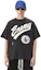 Shop SAINT Mxxxxxx x Public Enemy Kaos Oversized Logo Hitam Unisex FW24. SM-YS1-0000-C18