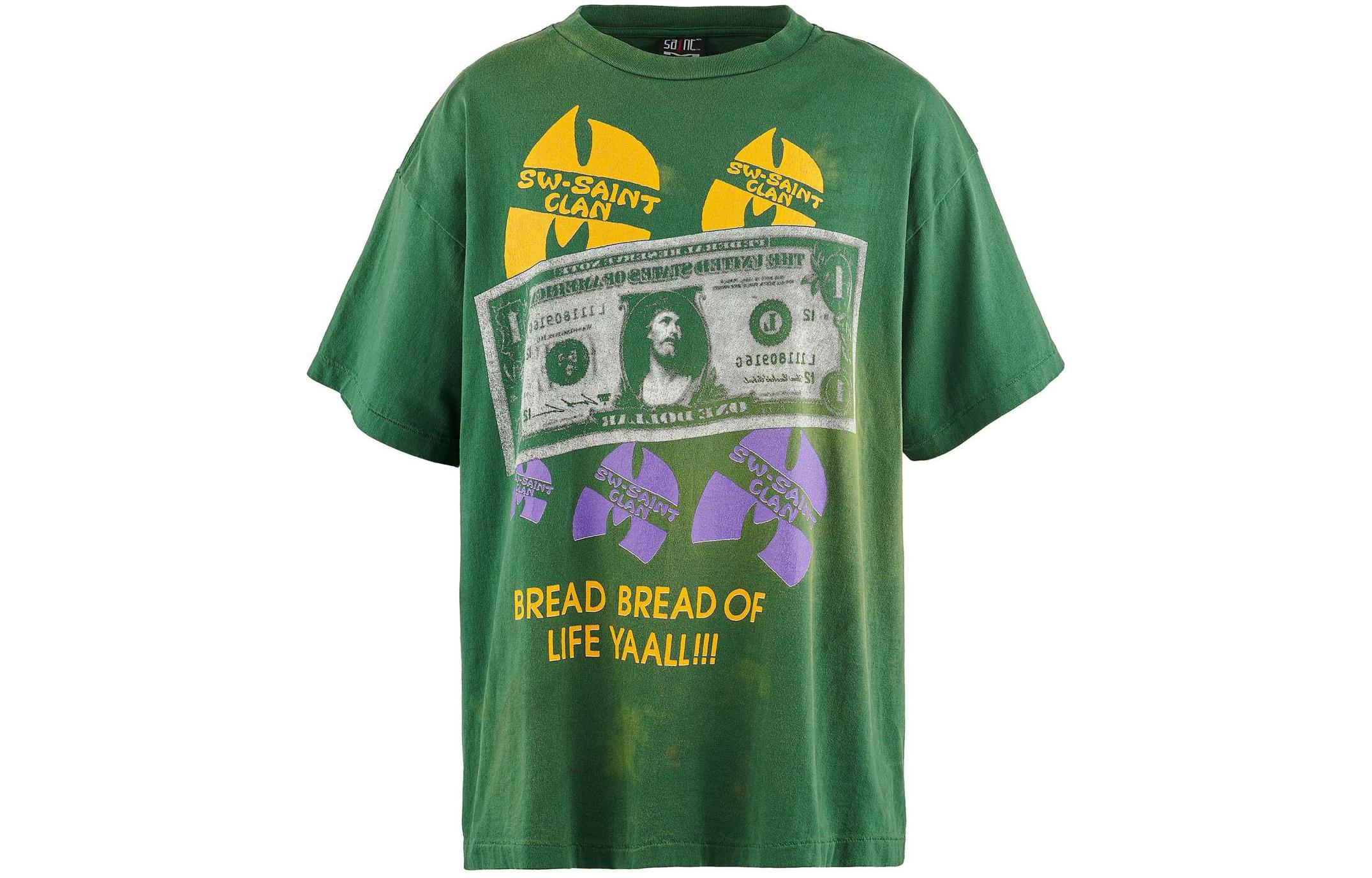 SAINT Mxxxxxx x Sean Wotherspoon SS24 Green Graphic Short Sleeve Tee SM-YS8-0000-C16