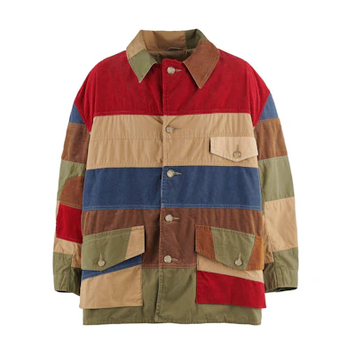 SAINT Mxxxxxx SHERMER ACADEMY SS24 Button-Up Brown Pullover Jacket Men SM-YS8-0000-C42