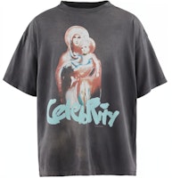 SAINT Mxxxxxx x SHERMER ACADEMY SS24 Graphic Crewneck Grey Short Sleeve Tee Mens SM-YS8-0000-C39 SAINT Mxxxxxx x SHERMER ACADEMY SS24 Graphic Crewneck Grey Short Sleeve Tee Mens SM-YS8-0000-C39