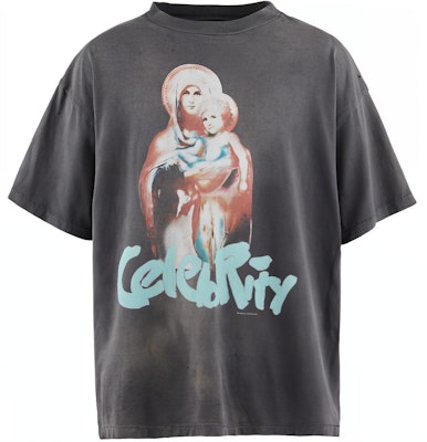 SAINT Mxxxxxx x SHERMER ACADEMY SS24灰色短袖圖案T恤男款 SM-YS8-0000-C39 Buy SAINT Mxxxxxx x SHERMER ACADEMY SS24灰色短袖圖案T恤男款 SM-YS8-0000-C39