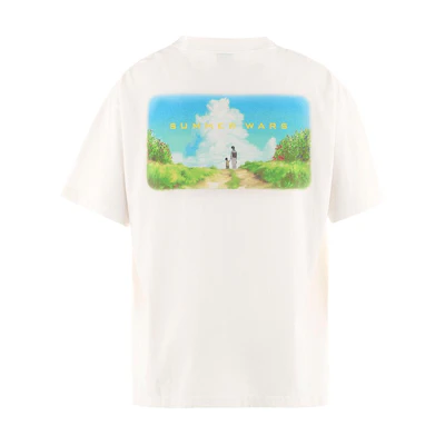 SAINT Mxxxxxx Summer Wars Geek Rule White Anime Print Unisex T-Shirt FW24 SM-YS1-0000-C27
