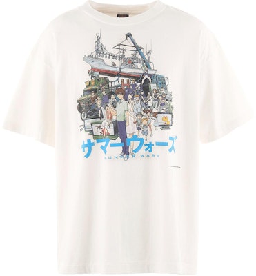 SAINT Mxxxxxx x 夏日大作戰 x Geek Rule 白色動漫圖案中性T恤 FW24 SM-YS1-0000-C27 Lookbook SAINT Mxxxxxx x 夏日大作戰 x Geek Rule 白色動漫圖案中性T恤 FW24 SM-YS1-0000-C27