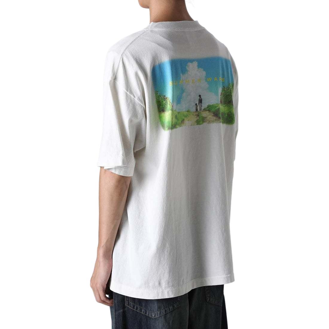 Sizing SAINT Mxxxxxx x 夏日大作戰 x Geek Rule 白色動漫圖案中性T恤 FW24 SM-YS1-0000-C27