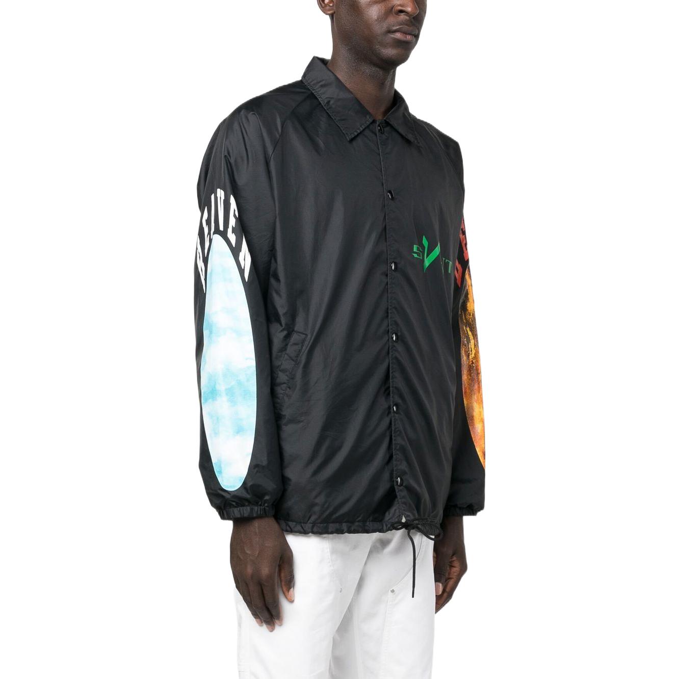 Purchase SAINT Mxxxxxx X VLONE 聯名款黑色教練外套 時尚外套 SM-A22-0000-082