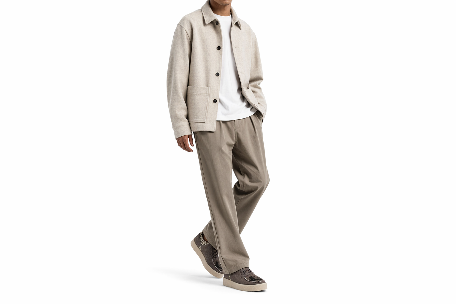 Order Salehe Bembury x Clarks 泥苔色粗雕运动鞋 '青苔灰' 26172617