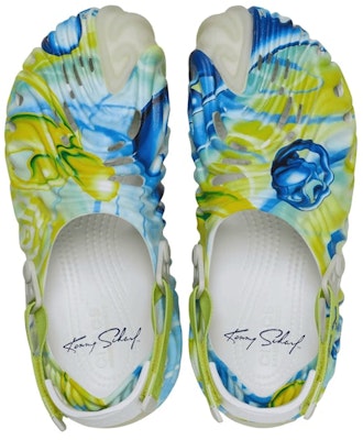 Salehe Bembury x Kenny Scharf x Crocs Pollex Clog ''Art Friends THumbs Up Good Job'' 212911-1NK Order Salehe Bembury x Kenny Scharf x Crocs Pollex Clog ''Art Friends THumbs Up Good Job'' 212911-1NK