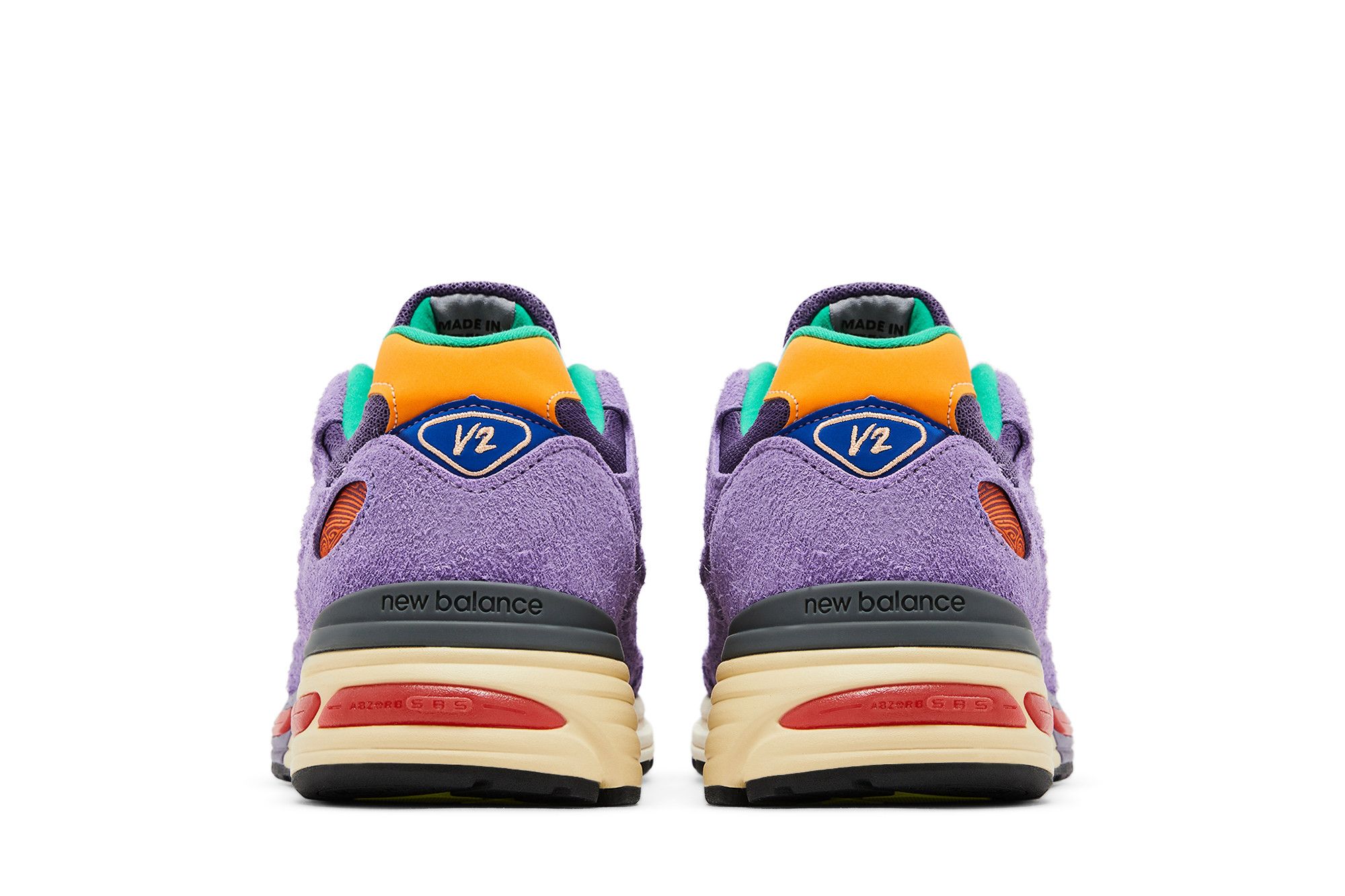 Sizing Salehe Bembury x New Balance 991v2 Made in England 'Purple' U991SB2