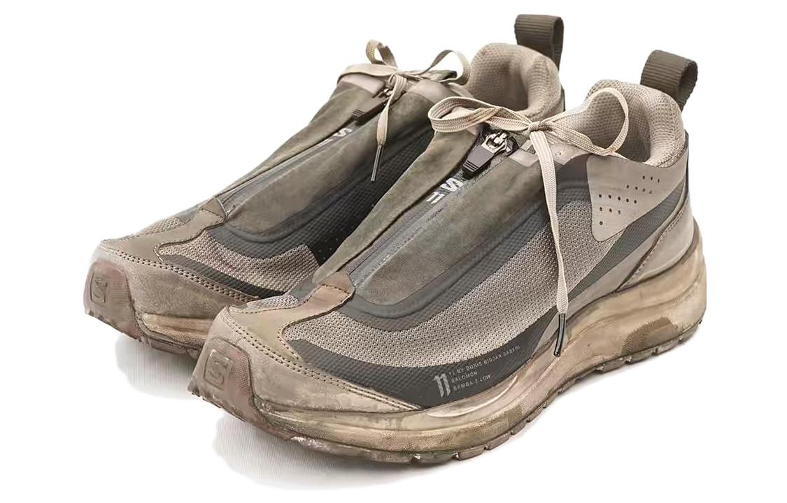 Order サロモン11 by ボリス・ビジャン・サベリ x バンバ2 ロー「ブラウン」410904ダーティグレー 410904dirty-grey