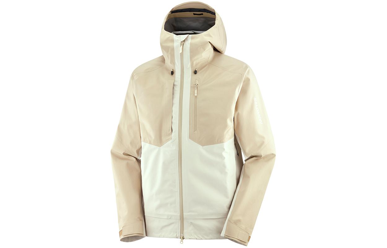 Order SALOMON  Waterproof Breathable Hiking Jacket in Multicolor Taupe. C22164