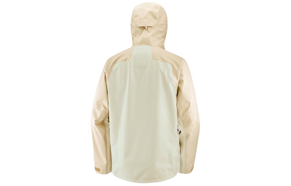 Lookbook SALOMON  Waterproof Breathable Hiking Jacket in Multicolor Taupe. C22164