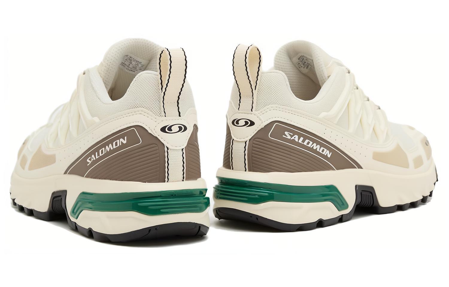 Lookbook SALOMON 萨洛蒙 ACS + 鬆緊帶防滑耐磨 低筒 戶外機能鞋 男女同款 米黃色