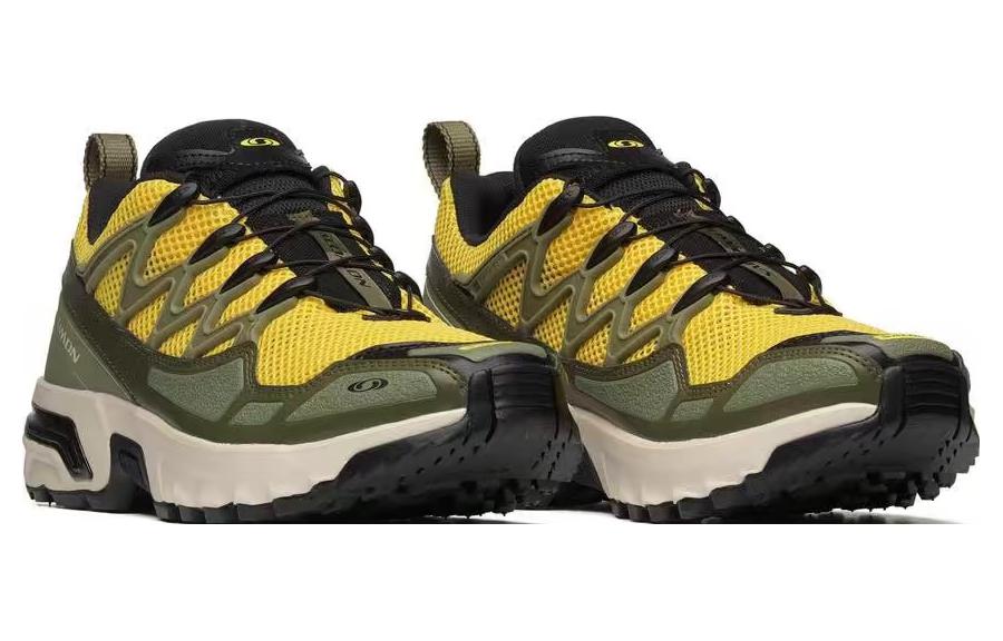 Lookbook SALOMON薩洛門 ACS + OG 減震耐磨 低筒 戶外功能鞋 男款 黃綠