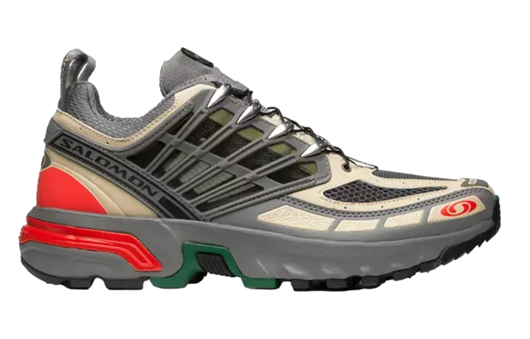 Order 【採買上架 無需審核】SALOMON ACS Pro 戶外低幫機能透氣舒適運動跑步鞋 男女同款 銀色/紅色