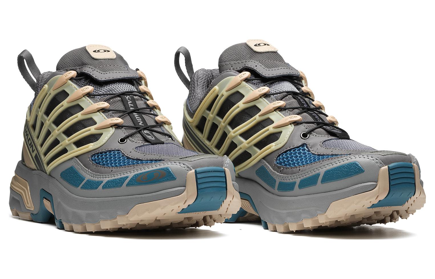 Shop Salomon Acs Pro 'Pewter Monument Aegean Blue' 472990