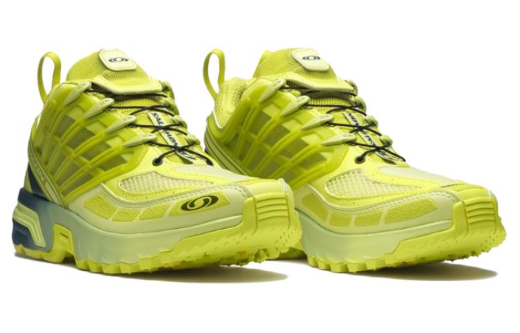 Shop SALOMON薩洛門 ACS PRO 舒適簡約 防滑耐磨 低筒 戶外功能鞋 男女同款 綠色