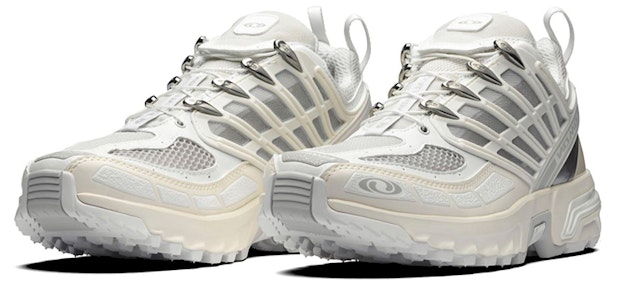 Salomon ACS Pro Advanced 機能 減震耐磨 低幫戶外功能鞋 男女同款 白色 Lookbook Salomon ACS Pro Advanced 機能 減震耐磨 低幫戶外功能鞋 男女同款 白色