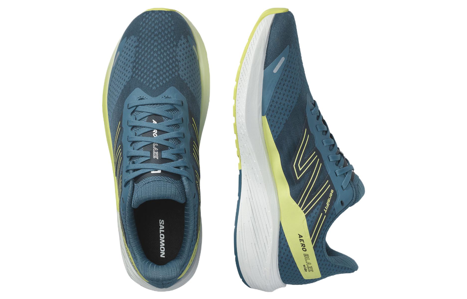 Lookbook Salomon Aero Blaze 'Blue Ashes Sunny Lime' L47209100
