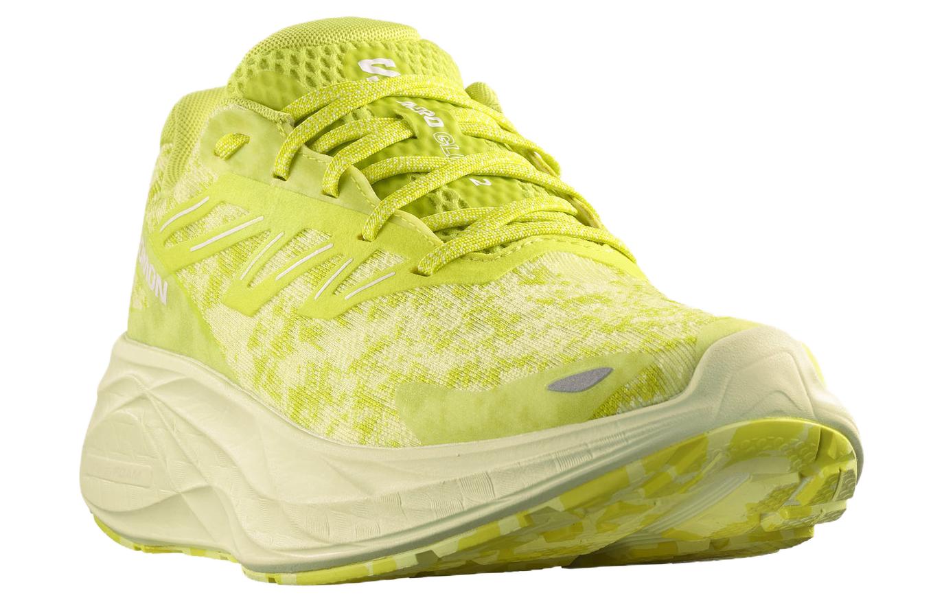 Lookbook 萨洛蒙 Aero Glide 2 '浅黄' 运动鞋 474269