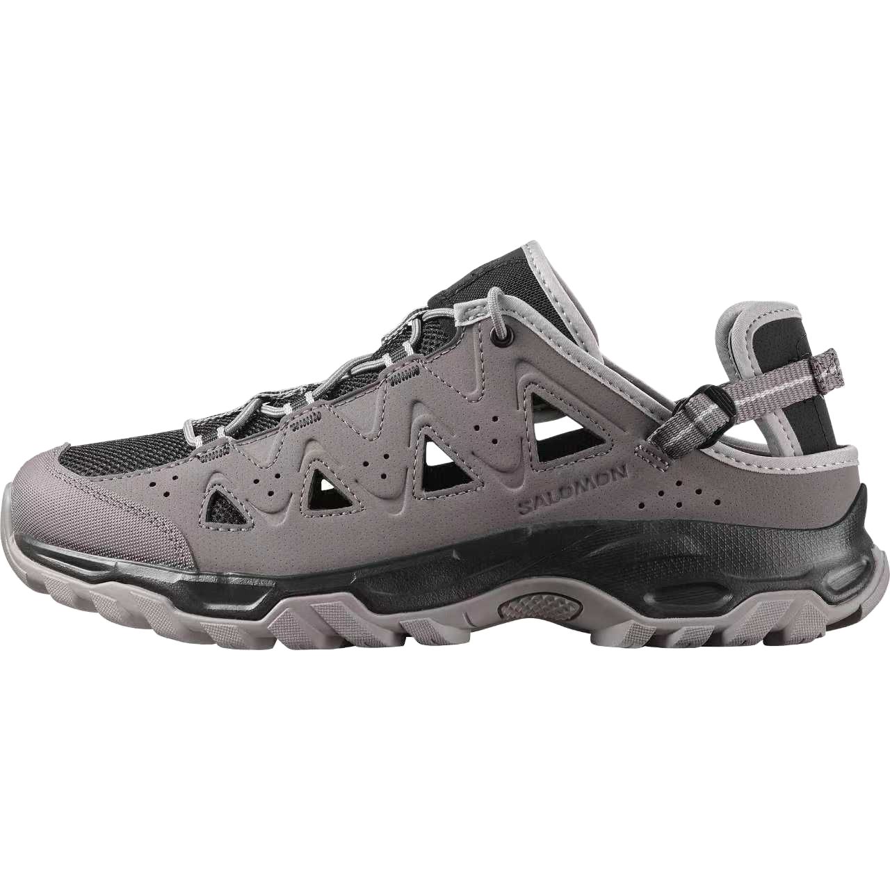 Salomon ALHAMA Gray Amphibious Slip-On Shoes - Breathable, Lightweight, Anti-Slip. L49176200