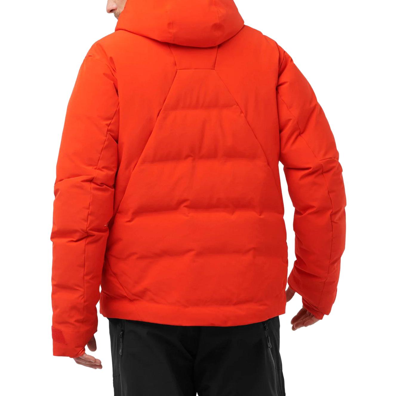 Purchase Salomon红色字母印花连帽羽绒夹克长袖外套 LC2141900