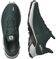 Lookbook Salomon Alphacross 3 舒適耐磨跑步鞋 墨綠