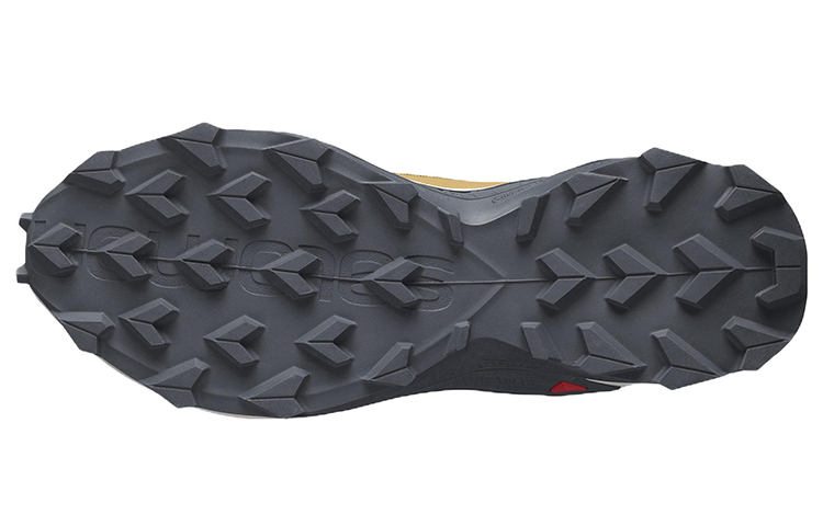Shop Salomon Alphacross 3 '泥土黄' 运动鞋 414458