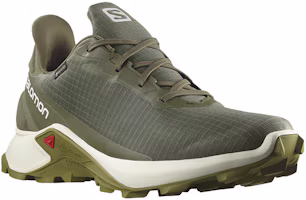 Order Salomon Alphacross 3 Gore-Tex 舒適耐磨跑步鞋 橄欖綠