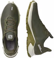 Lookbook Salomon Alphacross 3 Gore-Tex 舒適耐磨跑步鞋 橄欖綠